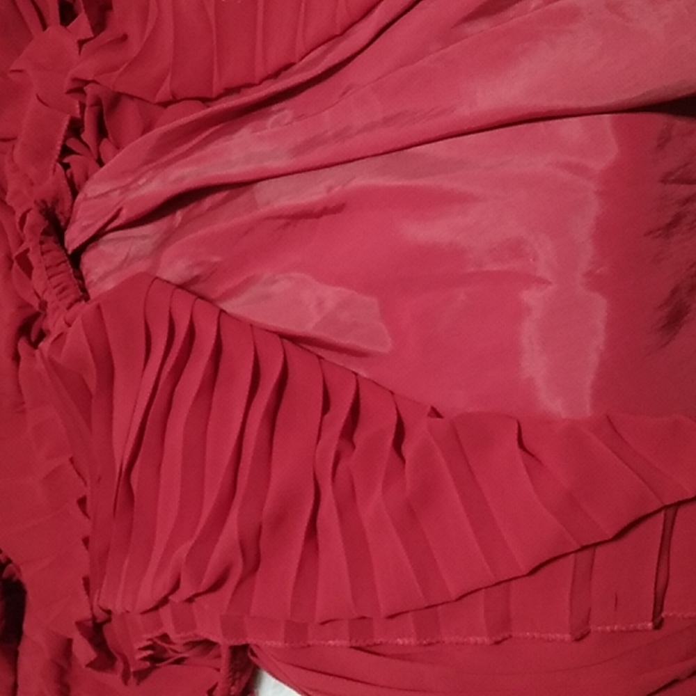(X-61) SALE! Max Studio Off Shoulder Dress Sz.L Lined - Picture 5 of 7